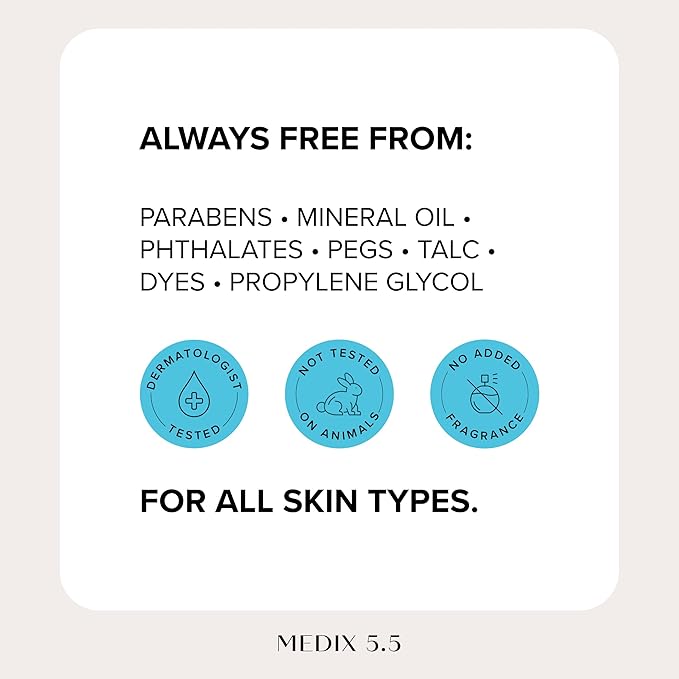 MEDIX Fragrance Free Niacinamide Face Moisturizer + Shea Butter Cream For Face & Body Lotion | Anti Aging Skin Care Firming Cream For Wrinkles, Dark Spots, Large Pores, 15 Fl Oz-FemmiqueWomen