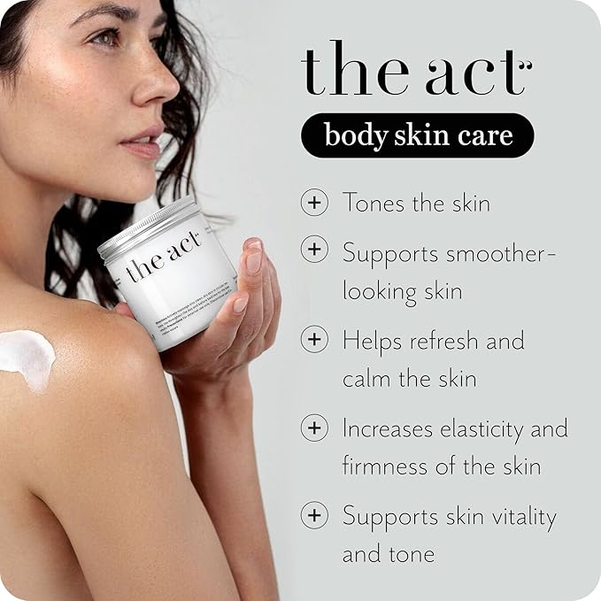 The Act Firming Body Cream – Hydrating Cream with Green Coffee & Lotus – Smooths and Nourishes Skin for a Spa-Like Experience for Men and Women, 8.5 fl oz-FemmiqueWomen