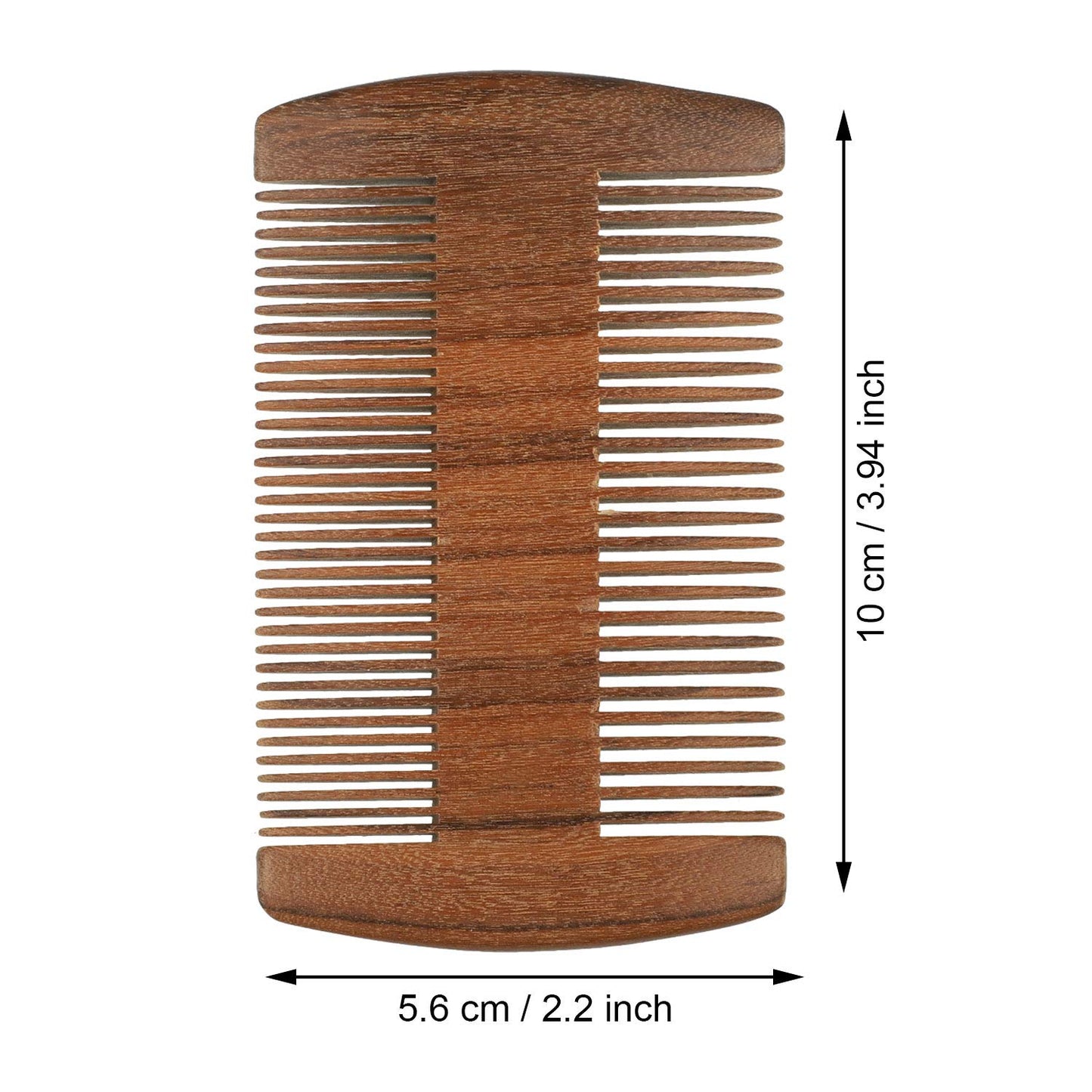 3 Pieces Beard Comb for Men Natural Sandalwood Wooden Mustaches Combs-FemmiqueWomen