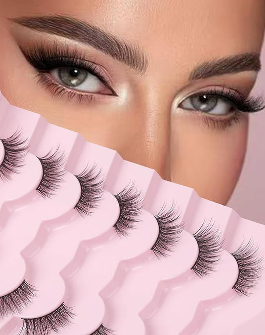 Half Lashes Natural Lashes Wispy Lashes Corner Lashes 3/4 False Eyelashes Natural Half Eyelashes W19-FemmiqueWomen
