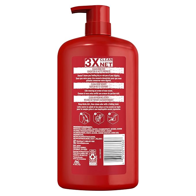 Old Spice Body Wash for Men, Pure Sport Scent, High Endurance, 33.4 fl oz (Pack of 4)-FemmiqueWomen