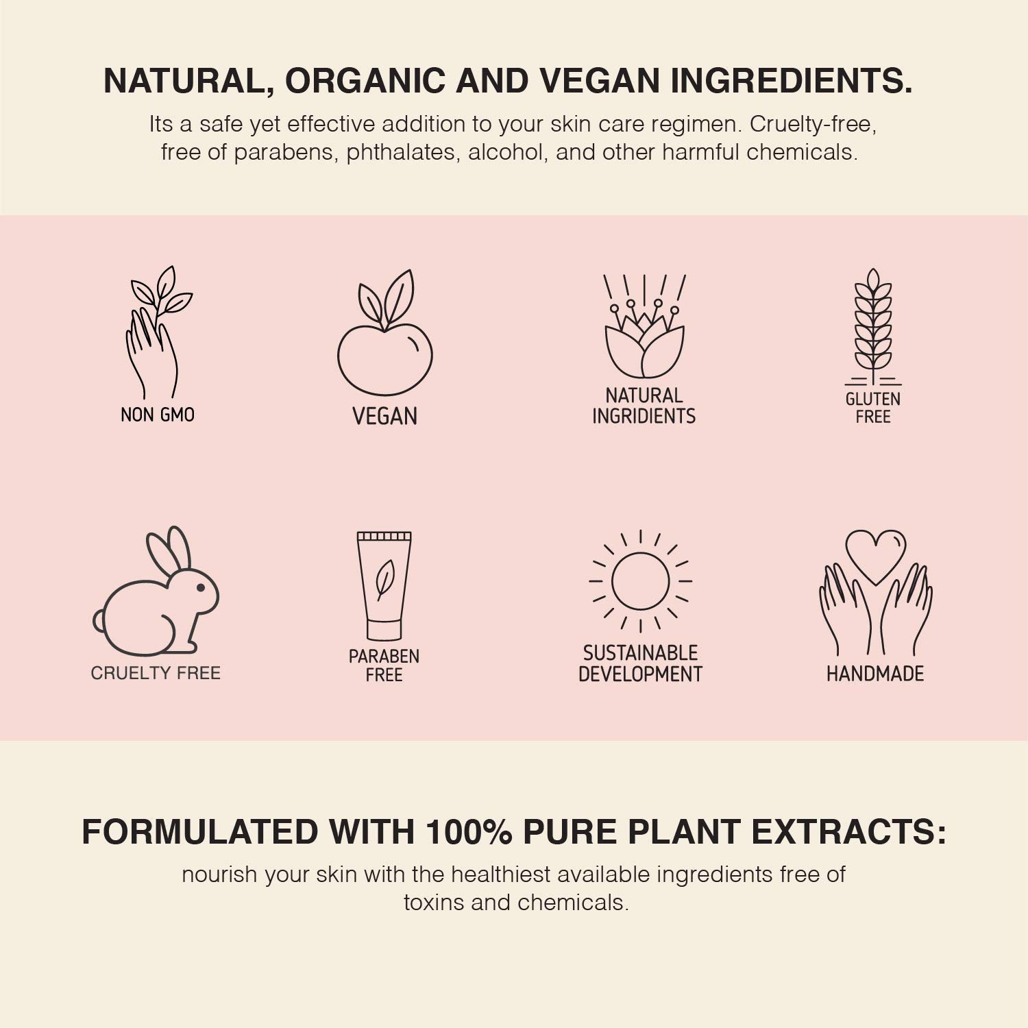 Peony Multi-Use Oil for Face, Body and Hair - Organic Blend of Apricot, Vitamin E Sweet Almond Oil for Dry Skin, Rose Petals & Bergamot Essential Oil - 4 Fl Oz-FemmiqueWomen