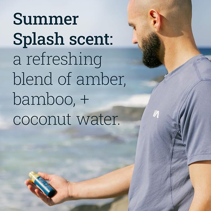 Oars + Alps Face & Scalp Sunscreen Spray Mist, SPF 35 Facial & Hair Sunscreen, Protects from Blue Light, Incfused with Aloe Vera + Cucumber, Water & Sweat Resistant, Summer Splash Scent, 2pk-FemmiqueWomen