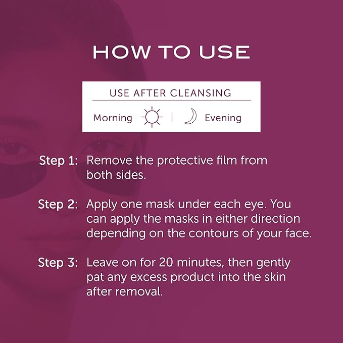 111SKIN Rose Gold Illuminating Eye Mask, Brightening & Hydrating Under Eye Patches for Dull, Dry Skin with Rose Extract, Colloidal Gold & Vitamin C, Improves the Appearance of Dark Circles, 8 Pairs-FemmiqueWomen