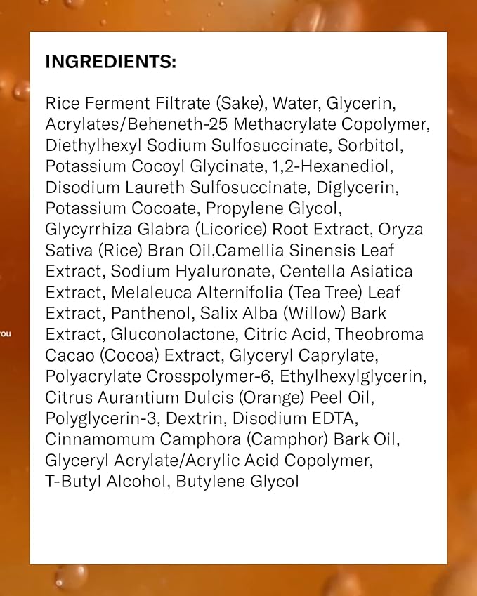 Then I Met You Soothing Tea Cleansing Gel, Hydrating Water-Based Face Cleanser with Fermented Rice Water & Green Tea, Vegan & Clean Skincare, 3.38 oz-FemmiqueWomen