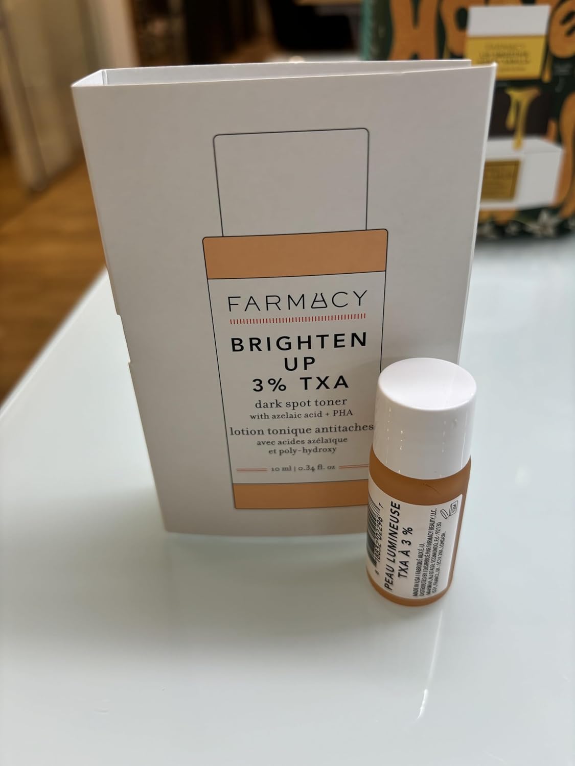 Farmacy 3% TXA Toner for Face - Brightening Face Toner for Oily Skin - Liquid Exfoliant with Azelaic Acid + 5% PHA to Target Visible Dullness + Help Reduce Uneven Skin Tone (10ml)-FemmiqueWomen