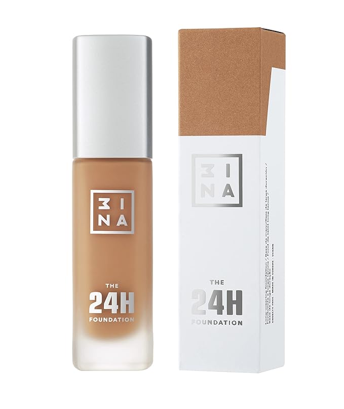 3INA The 24H Foundation 621-24H Long-Wearing Formula - Medium To High Buildable Coverage - Smooth Matte Finish - Expanded Shade Selection - Waterproof, Cruelty Free, Vegan Makeup- 1.01 Oz-FemmiqueWomen