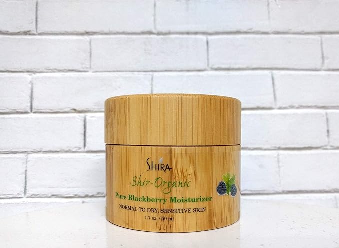 Shir-Organic Pure Blackberry Moisturizer Helps Fight Against Free Radicals Smooth Even Texture Regenerates the Skin for Normal to Dry & Sensitive Skin Type(50ml)-FemmiqueWomen