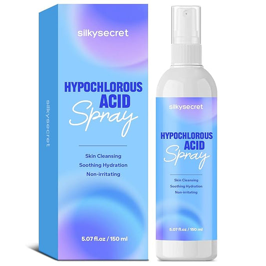 Hypochlorous Acid Spray (5 Fl Oz), Hypochlorous Acid Spray for Face & Body, Eyelid Cleanser, HOCl Facial Mist for Skin Cleansing & Soothing, Sensitive& Redness Reducing Skin Care-FemmiqueWomen