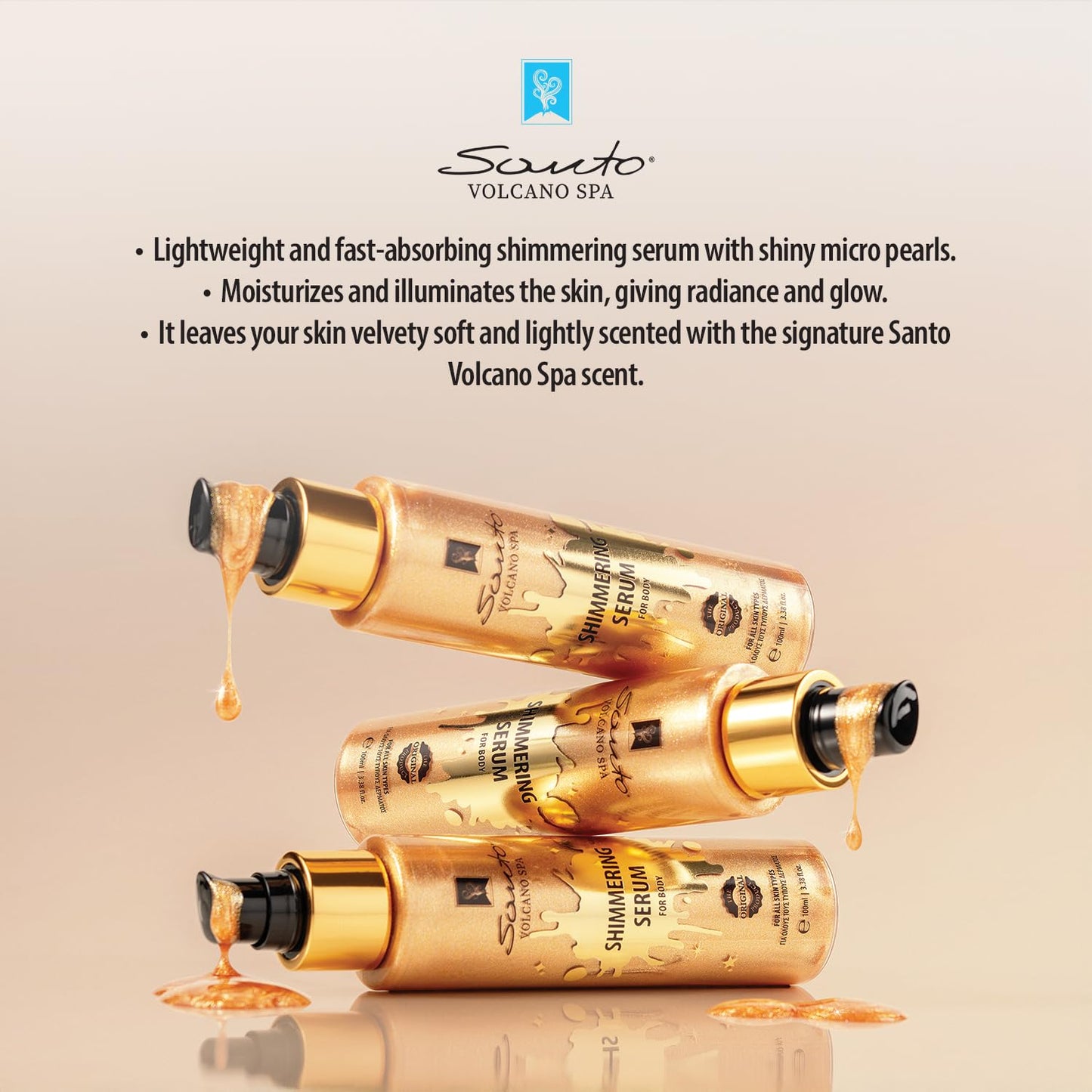 Olive Spa Body Shimmer Oil 100ml – Hydrating Glow Enhancer Glitter Body Oil with Micro Pearls – Fast Absorbing Shimmer for Moisturizing, Illuminating and Shine-FemmiqueWomen