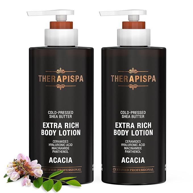 Scented Body Lotion for Women – Deep Hydration & Nourishing Moisturizer with Shea Butter, Ceramides & Panthenol to Soften & Strengthen Extremely Dry Skin (Acacia, 17.0 fl oz)-FemmiqueWomen