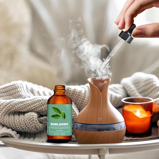 Organic Camphor Essential Oil for Damaged Hair Water Toner Spray for Face Skin Care Soaps Skin Hydration Bath Facial Mist Toner 118 ml-FemmiqueWomen