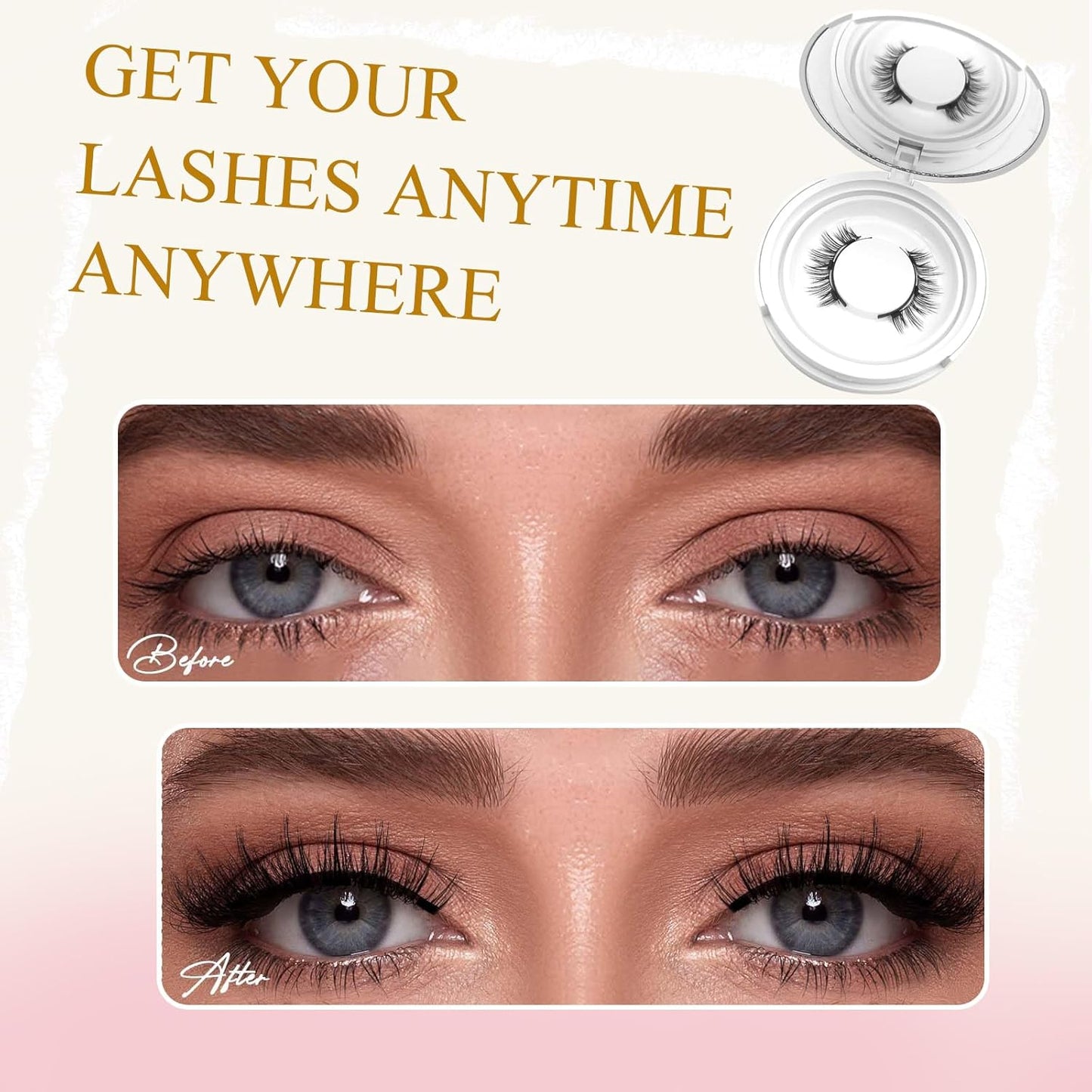 Ealra Craft Magnetic Eyelashes with Applicator,Lumentes Magnetic Eyelashes,3D Soft Flex,Reusable No Glue Needed Soft Lashes for Wmen with All-Day Wear(Fuller#05)-FemmiqueWomen