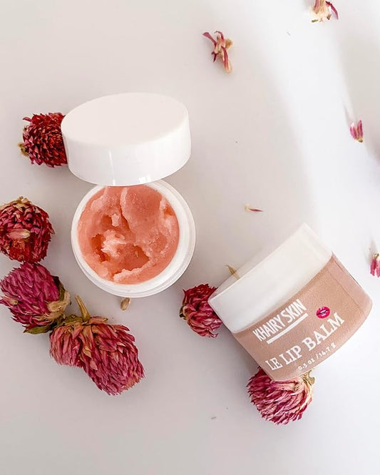 100% Natural Lip Balm and Lip Scrub Duo - Intensive Lip Care Therapy for Dry and Chapped Lips - Made with Cranberry Butter - 100% Vegan-FemmiqueWomen