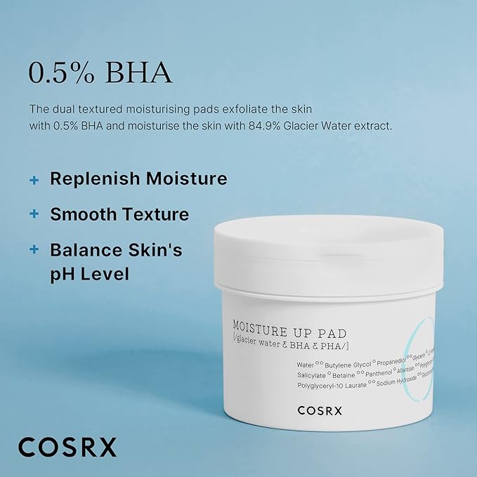 COSRX Propolis Toner Pads 70 Sheets, BHA, Gentle Daily Exfoliant for Sensitive Skin, Preventing Breakouts, Moisturizing, Nourishing, Blemish Care, Korean Skin Care-FemmiqueWomen