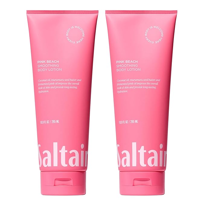 Saltair Body Lotion - 2 Pack Moisturizing Lotion For Dry Skin. Pink Beach Scented Hydrating Body Cream with Nourishing Moisturizer Formula. Skin Care for Women and Men. 2x 10oz Tubes-FemmiqueWomen