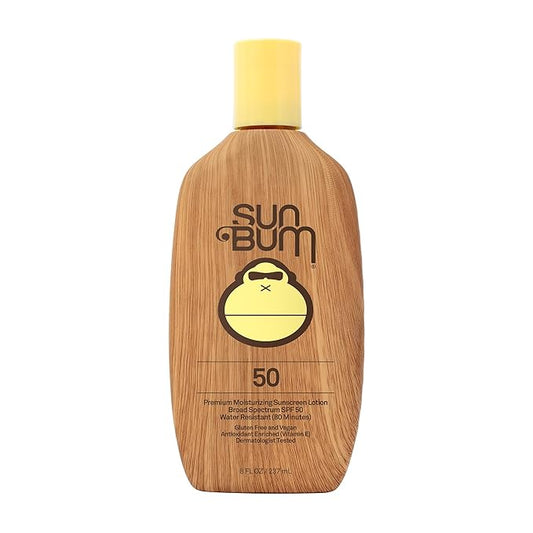 Sun Bum Original SPF 50 Sunscreen Body Lotion - Broad Spectrum Moisturizing Sunscreen with Vitamin E - Hawaii 104 Act Compliant (Made without Octinoxate & Oxybenzone) - 8 oz-FemmiqueWomen