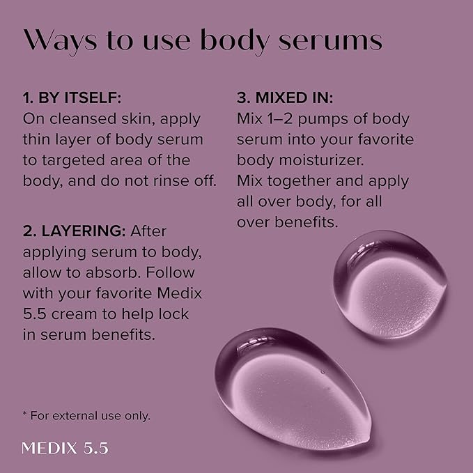 MEDIX Anti Aging Skin Care 3PC Set | Retinol Body Cream + Exfoliating AHA Glycolic Acid Foaming Face & Body Wash + Vitamin F Booster Serum, Wash + Treat + Hydrate Skincare Set-FemmiqueWomen