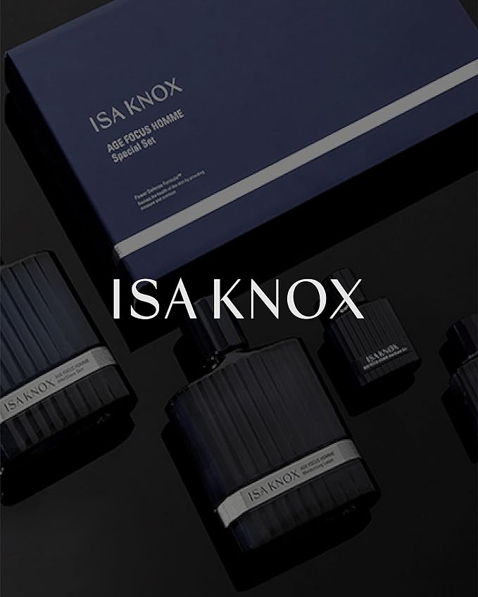 ISA KNOX Age Focus Homme (Face Emulsion, 5.1fl oz) - Hydrating Facial Moisturizer to Soothe and Moisturize Shaving-Irritated Skin for a Refreshing Sensation by LG Beauty. Niacinamide, Adenosine.-FemmiqueWomen