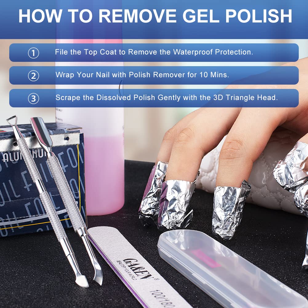 2PCS Metal Silver Cuticle Pusher and Scraper, Nail Trimmer Cutter Stainless Steel Gel Scraper Tool, Nail Polish Remover Peeler Durable Salon Manicure Pedicure Cleaner for Fingernail and Toenail-FemmiqueWomen