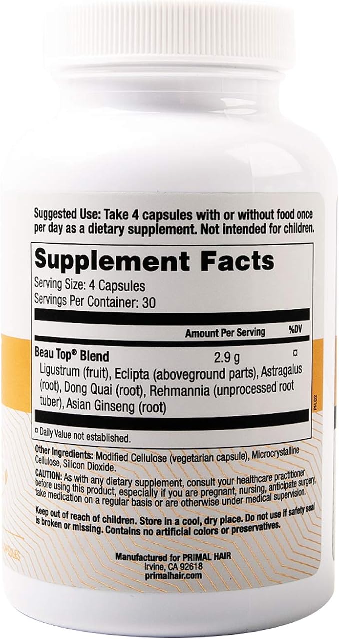 100% Natural Growth Treatment, Reduces Hair Loss, US Patented Formula Proven Effective for Men & Women, 100% Vegan Ingredients, Non-GMO, 30-Day Supply-FemmiqueWomen