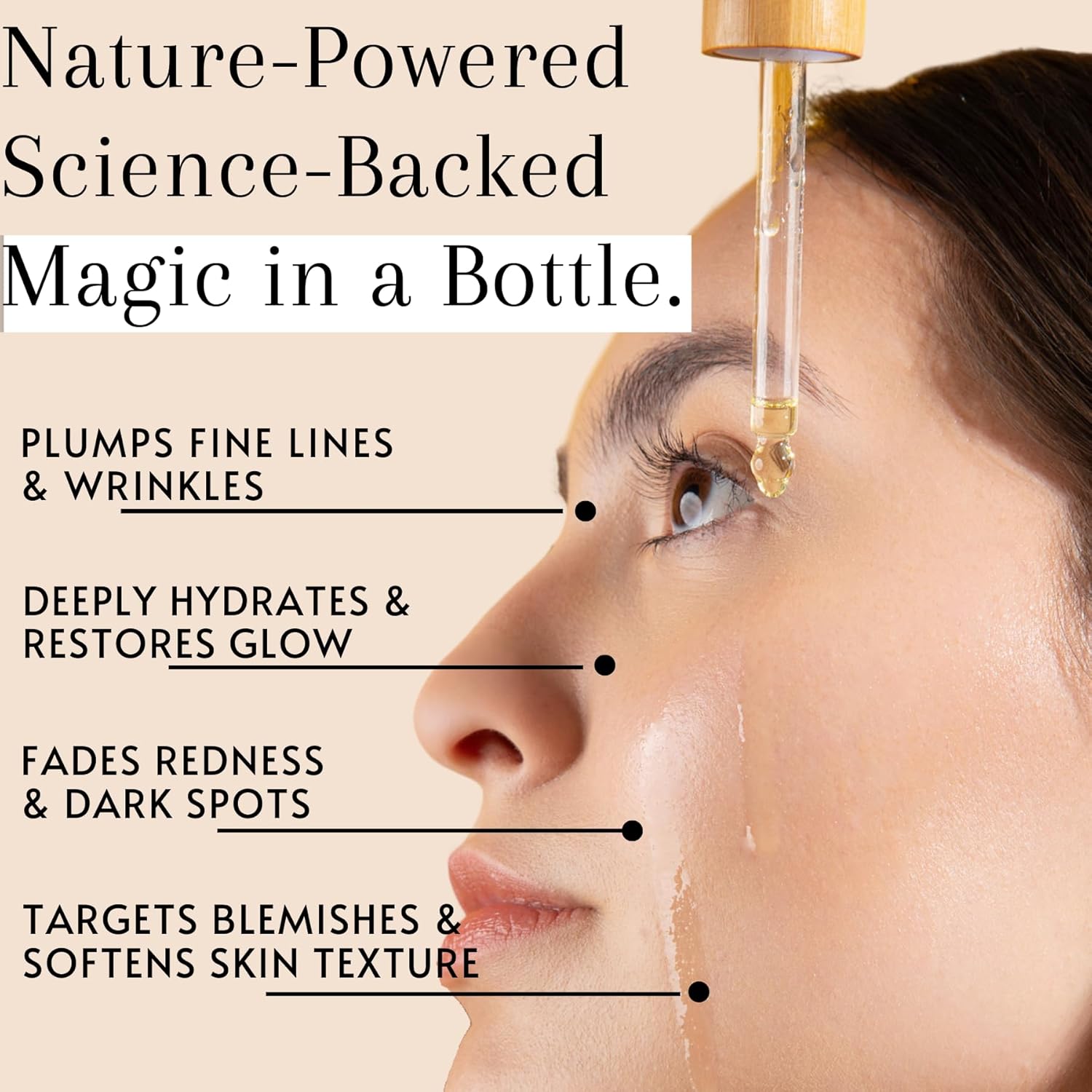 100% Organic Tsubaki Face Oil & Under-Eye Serum. Jojoba, Calendula, & Rice Bran - Hydrating & Brightening for Glowing Skin, Dark Spots & Even Skin Tone, Moisturizing Anti Aging Serum by Finally-FemmiqueWomen