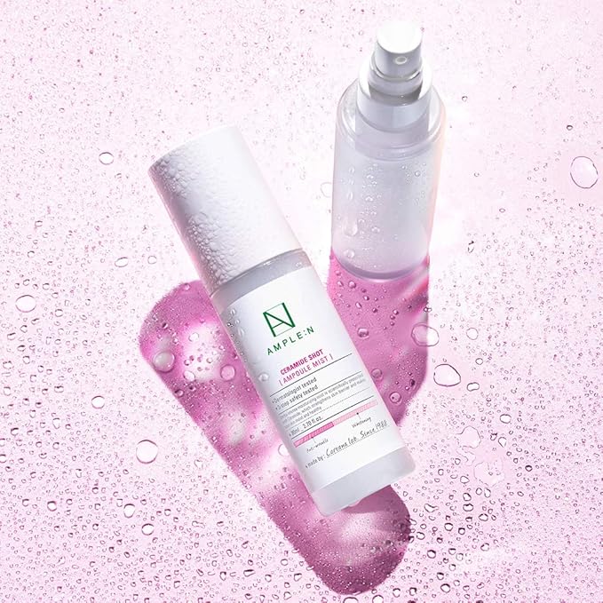 CORÉANA AMPLE:N Ceramide Shot Ampoule Mist - Hydrating Face Spray to Strengthen Skin Barrier – Moisturizing and Skin Repairing Face Ampoule Mist to Restore Vitality, 2.7 fl.oz.-FemmiqueWomen