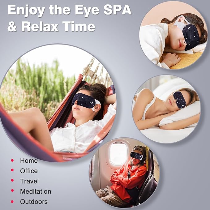 15PCS Steam Eye Mask, No Scent, Self-Heating Eye Mask, Eye SPA Mask, Relieve Eye Strain Fatique, Dark Circles, Puffiness(15pcs)-FemmiqueWomen