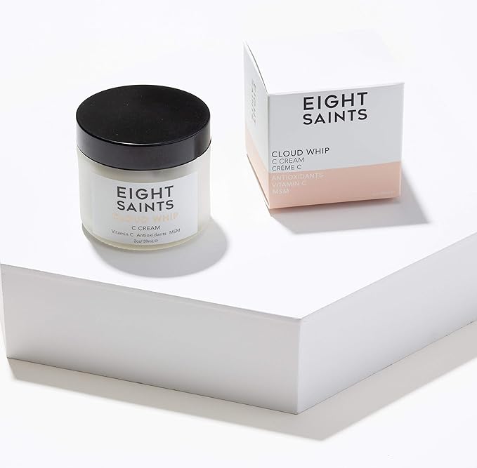 Eight Saints Skincare Cloud Whip Vitamin C Face Moisturizer Day Cream, Natural and Organic Face Cream For Women, Anti Aging Cream For Face To Reduce Fine Lines and Wrinkles, 2 Ounces-FemmiqueWomen