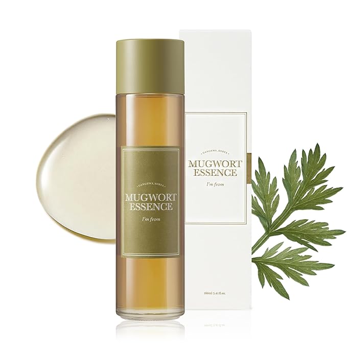[I'm From] Mugwort Essence 5.4 Fl Oz | 100% Vegan Mugwort Extract - Soothe Sensitive and Irritated Skin, Redness Relief, Refreshing, Korean Hydrating toner | All Skin Types, PETA approved-FemmiqueWomen