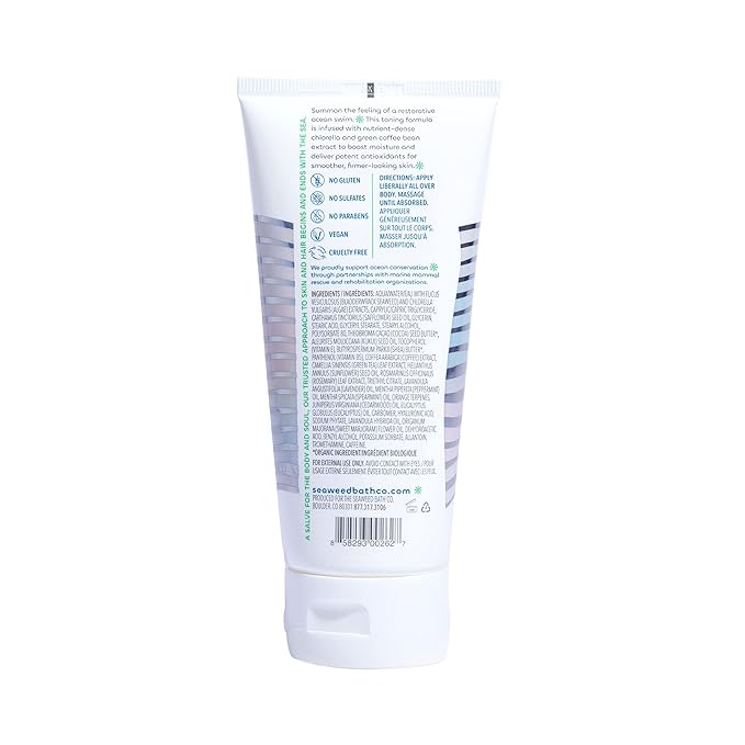 Seaweed Bath Co. Firming Body Cream - Rosemary Mint - Hydrating Hand and Body Lotion with Hyaluronic Acid - Toning Skin Moisturizer for Dry Skin - 6 oz (Pack of 2)-FemmiqueWomen