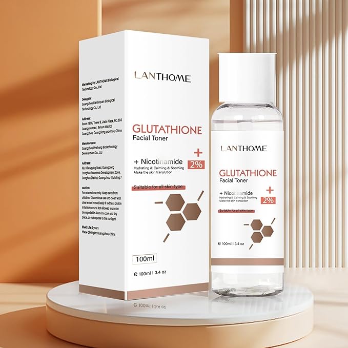 Glutathione Skincare Set, Complete Skin Care Routine Includes Glutathione Cream, Toner, Face Wash & Glutathione Face Serum, Anti-Aging Skincare Set For Women, Tight, Anti-Aging, Radiant-FemmiqueWomen