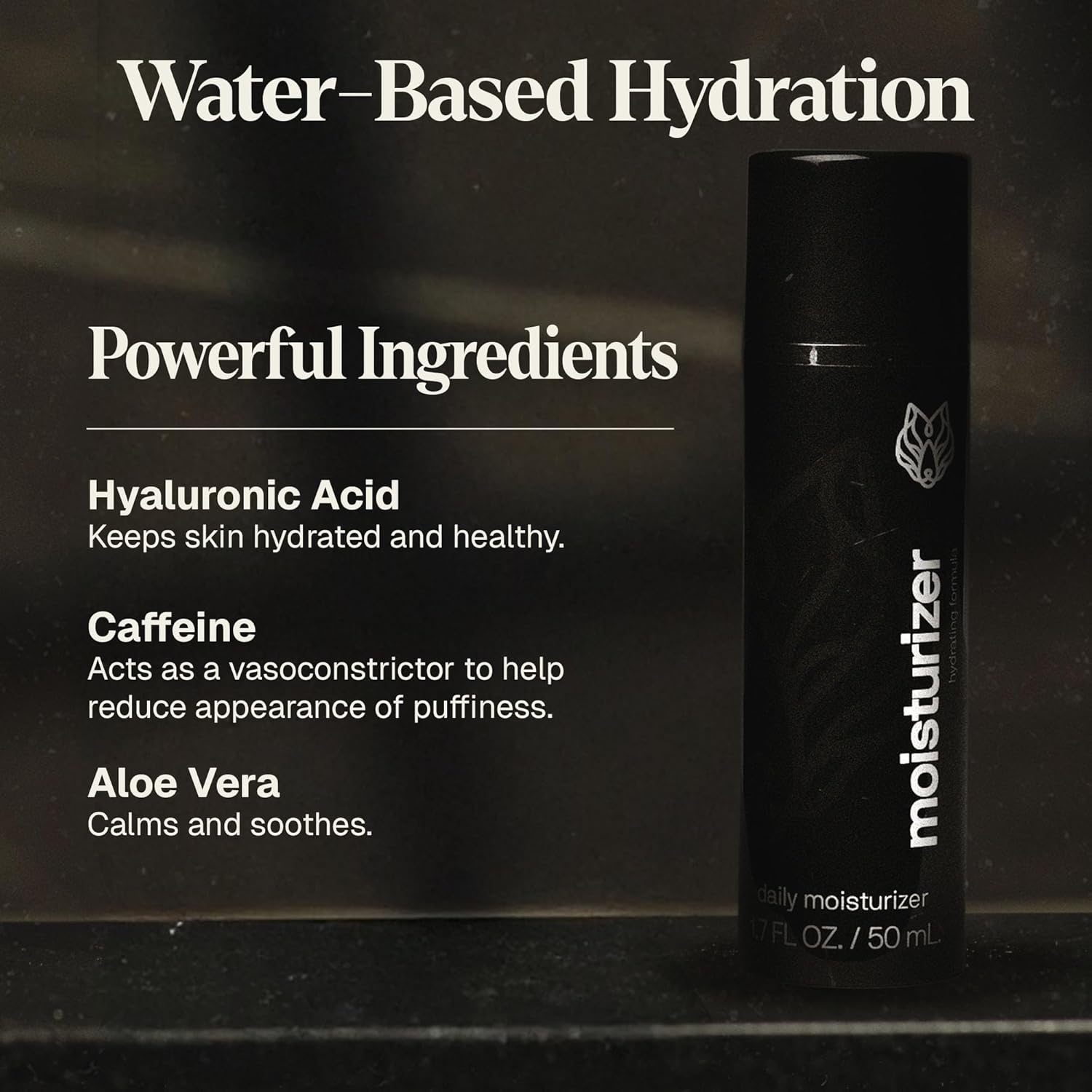 Black Wolf Face Wash and Oil-Free Moisturizer Gel Bundle for Oily Skin, Deep Clean- 2pc Bundle- Charcoal Powder and Salicylic Acid Reduce Acne Breakouts and Cleanse Your Skin- Gift Set for Men-FemmiqueWomen