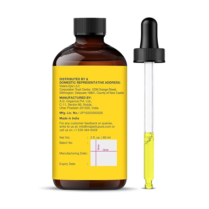 Majestic Pure Vitamin E Oil - 100% Pure & Natural, 70,000 IU | Premium Grade, Cold-Pressed and Tocopherol to Repair Dry, Damaged Skin | Moisturizing Skin, Hair and Scalp 2 Fl Oz-FemmiqueWomen