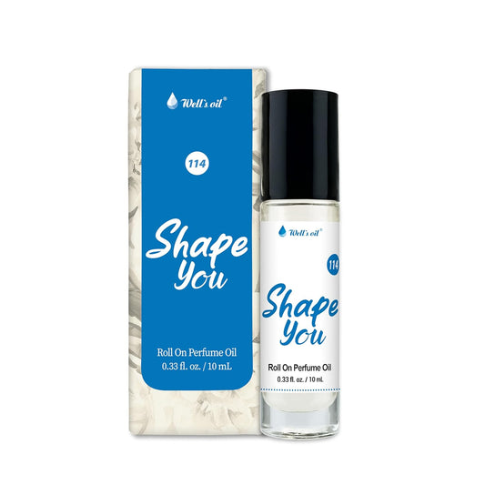 Well's Oil Well's Perfume Oil Roll-On (Shape You) | 10 ml / 0.33 fl Oz | Clean, Rich, Pure Scent | Alcohol-Free | Oil Based | Long Lasting | Concentrated Roll-on Perfumes for Women and Men-FemmiqueWomen