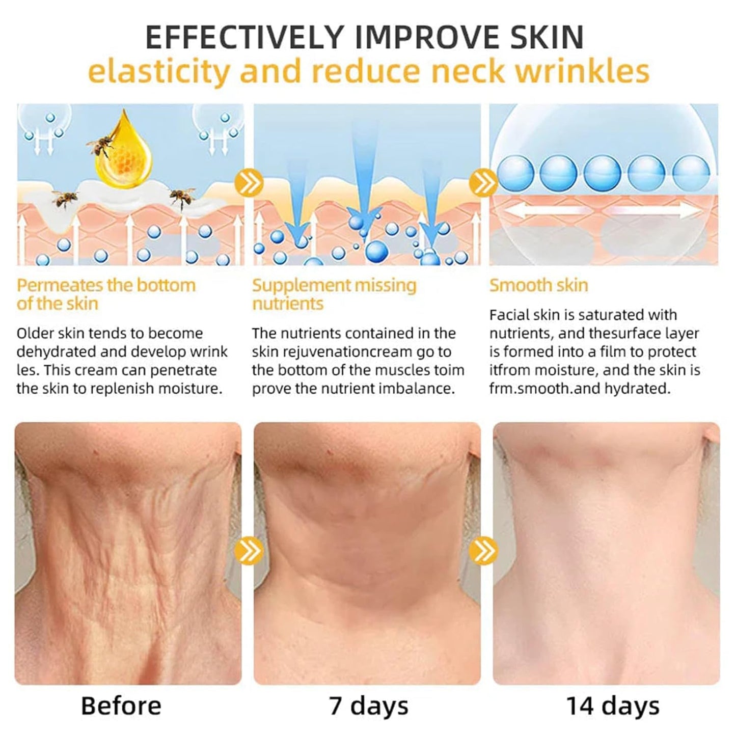 Bee Venom Comprehensive Bee Cream,2025 Professional Treatment Cream Wrinkle Removal Anti-Aging Moisturizing,Effective In Reducing Skin Blemishes (2PCS)-FemmiqueWomen