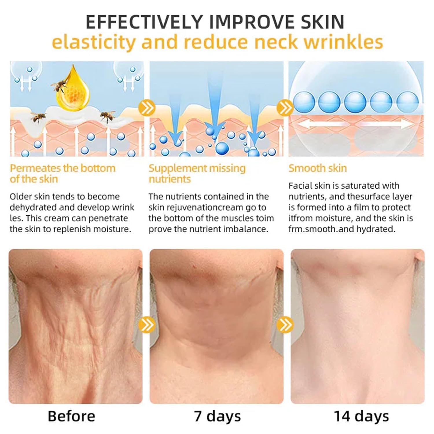 Bee Venom Comprehensive Bee Cream,2025 Professional Treatment Cream Wrinkle Removal Anti-Aging Moisturizing,Effective In Reducing Skin Blemishes (2PCS)-FemmiqueWomen