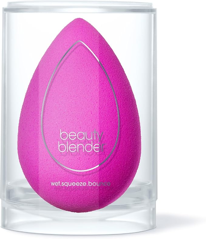 Beautyblender® | Electric Violet Beauty Blender Makeup Sponge, Super-Soft Foam Easily Blends Foundations, Powders & Creams, Made in USA, Reusable, Washable, Streak Free Application, Vegan-FemmiqueWomen