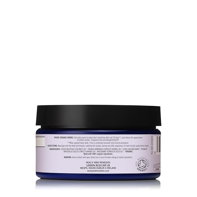 Neal's Yard Mother's Balm, Helps Reduce the Appearance of Stretch Marks & Improve Elasticity, Ideal for New Moms, Fragrance Free, Cruelty-Free, 120g-FemmiqueWomen