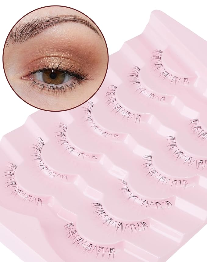 Eyelashes False Bottom Lashes Lower Lashes Fake Bottom Eyelashes 7 Pairs R-2-FemmiqueWomen
