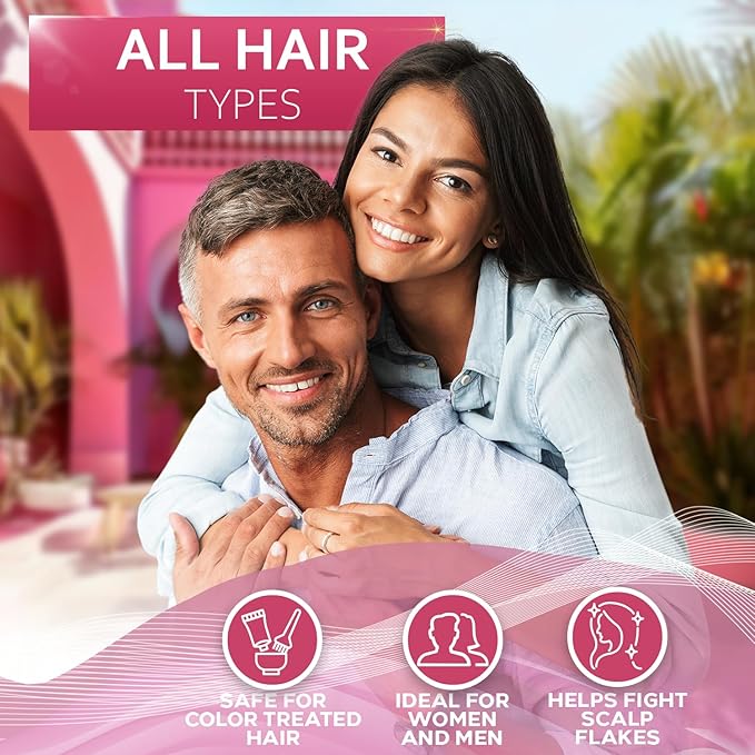 Apple Cider Vinegar Shampoo - Sulfate Paraben and Silicon Free Anti Dandruff Product for Women and Men - Deeply Moisturizing Formula - Dry Scalp Treatment for Oily Hair – Professional Grade Products-FemmiqueWomen