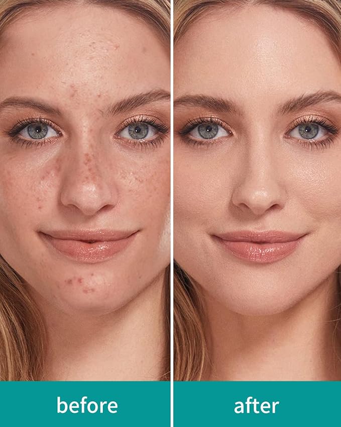 EIGSHOW Foundation and Concealer Brush, Dual Ended Makeup Brush For Flawless Foundation Coverage, Under Eye Concealer, Vegan & Cruelty-free (D110B)-FemmiqueWomen