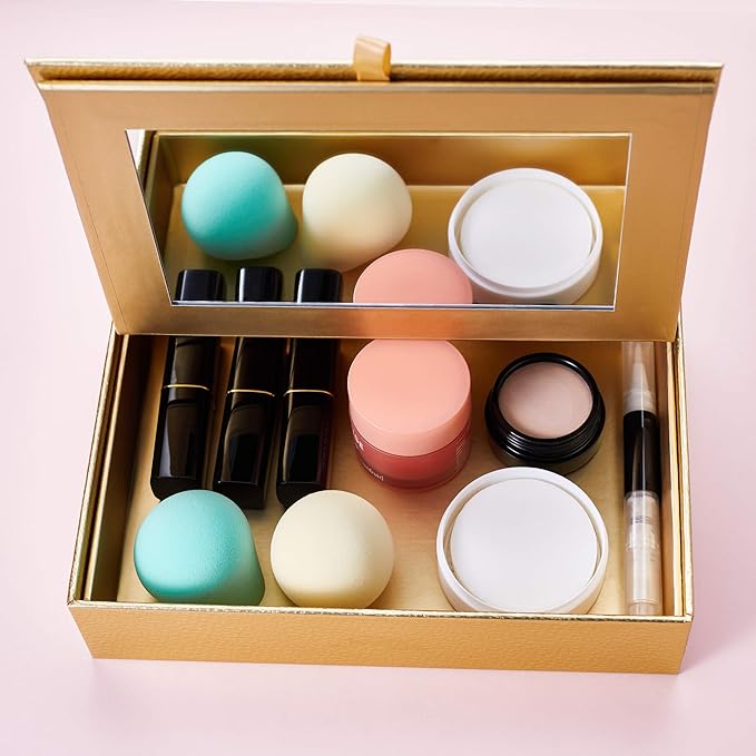 Jessup Makeup Brushes Set Professional Makeup Brush Eyeshadow Blending Powder Foundation Blusher Concealer 25pcs with Cosmetics Storage Box, Zinfandel T285-FemmiqueWomen