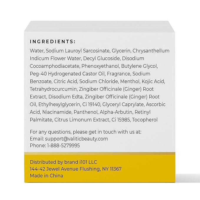 VALITIC Turmeric Kojic Acid Cleansing Pads - Exfoliating Dark Spot Remover for Face with Vitamin C, Alpha Arbutin, Niacinamide and Retinol - Kojic Acid And Turmeric Cleansing Pads - 60 Units-FemmiqueWomen