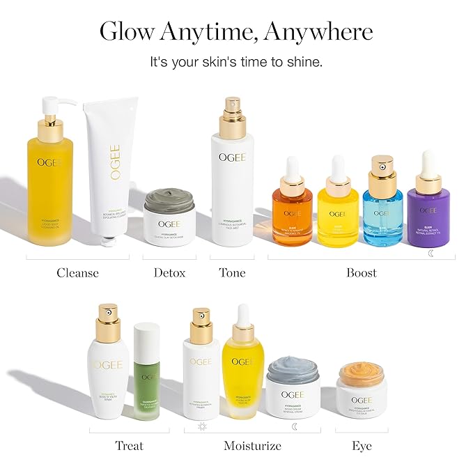 Ogee Jojoba Glow Face Oil – Organic & Natural, Moisturizing, Multi-Tasking Facial Treatment Oil (30ml)-FemmiqueWomen