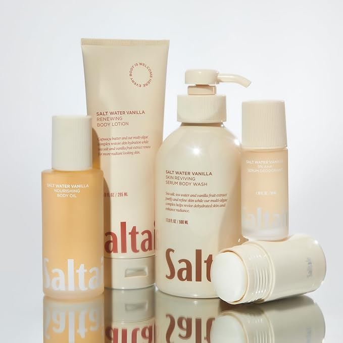 Saltair Body Lotion - 2 Pack Moisturizing Lotion For Dry Skin. Salt Water Vanilla Scented Hydrating Body Cream with Nourishing Moisturizer Formula. Skin Care for Women and Men. 2x 10oz Tubes-FemmiqueWomen