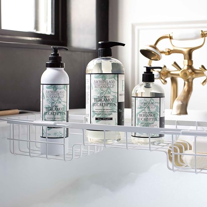 Archipelago Botanicals Bergamot Eucalyptus Lotion, Hydrating Lotion for Rejuvenated and Smooth Skin, Scented Body Lotion Made without Parabens, Phthalates and GMOs (18 oz)-FemmiqueWomen