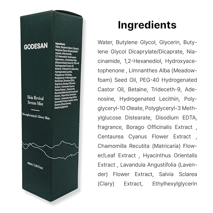 Skin Revival Serum Mist 1.35fl oz - Hydrating Facial Mist, Glowy Skin, Vegan, Sets Makeup, All Skin Type-FemmiqueWomen