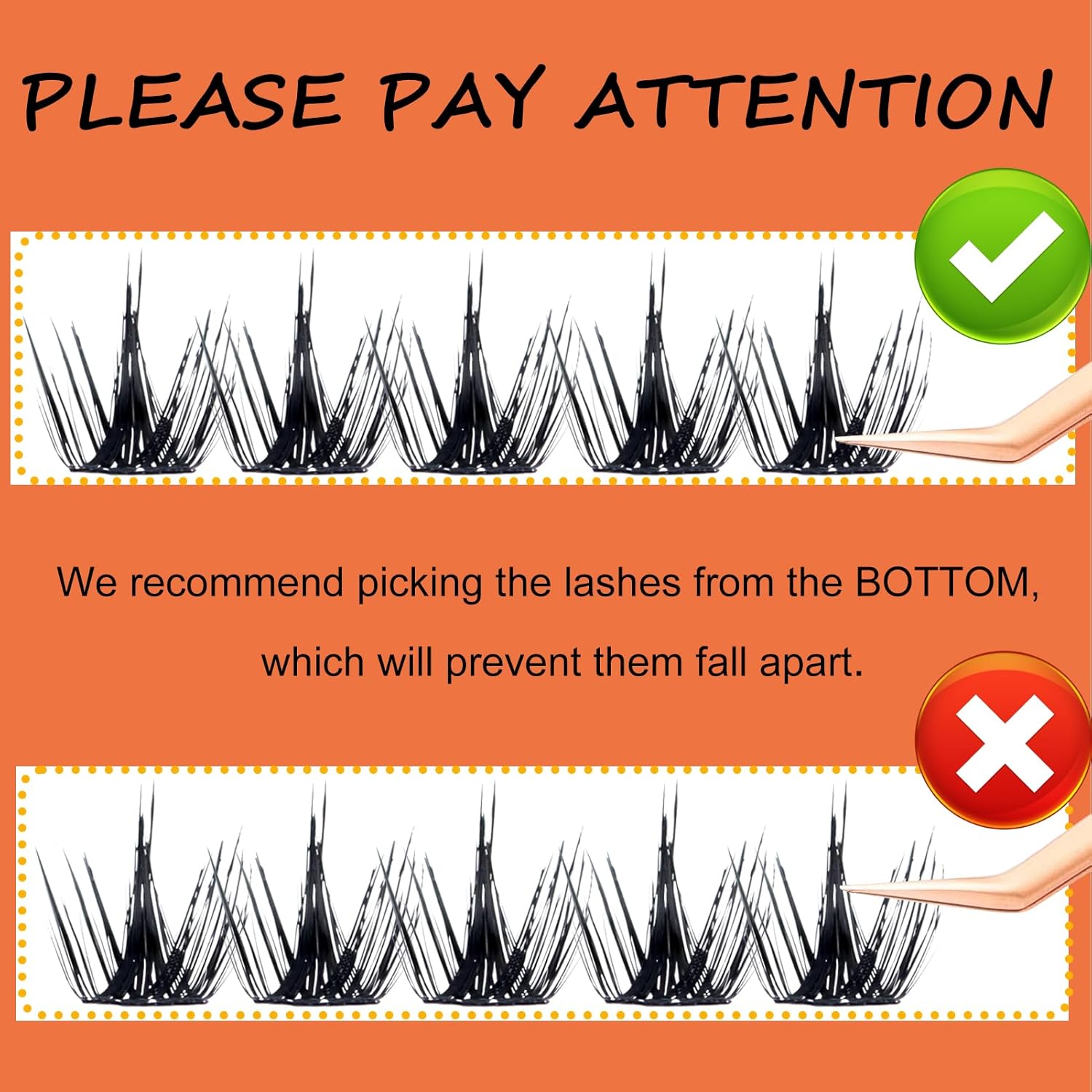 Eyelash Clusters Fluffy Lash Clusters Wispy Individual Lashes WideSpan Cluster Eyelash Extensions Natural Cluster Lashes Ultra-Thin Band (Magic-0.07D-Mix8-16)-FemmiqueWomen