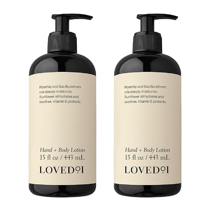 Hand & Body Lotion, John Legend Skincare, Fragrance-Free, Daily Lightweight Cream, Formulated with Shea Butter & Vitamin E, 2-Pack (15 oz each)-FemmiqueWomen